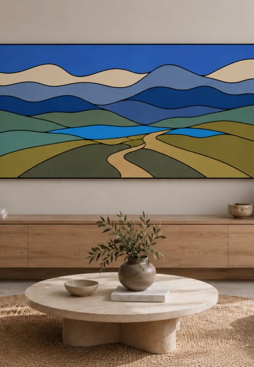 Flowing Landscape #23 by Marina Krylova