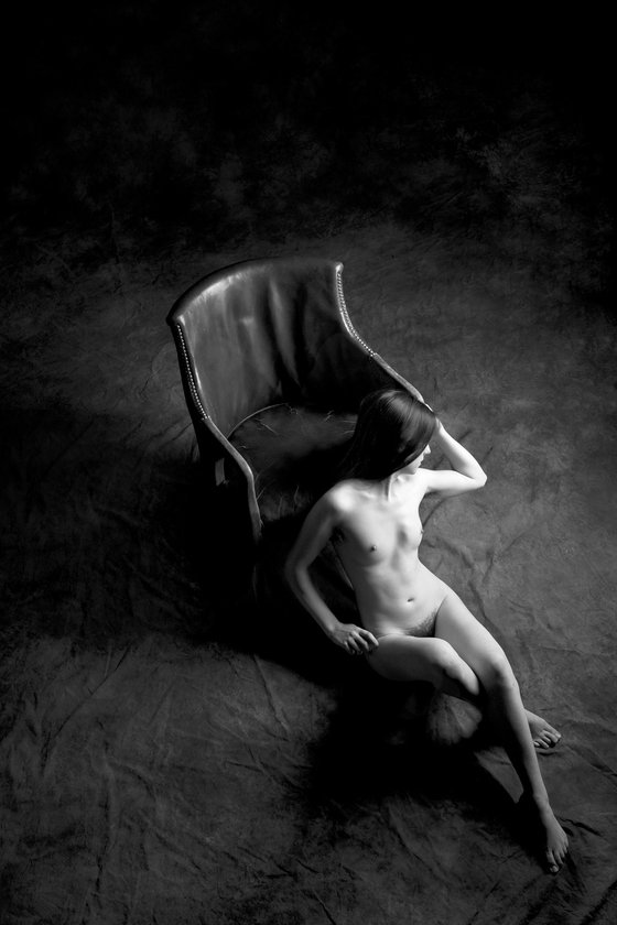 Woman with Chair