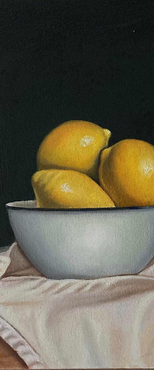 Three Lemons and Cloth by Priyanka Singh