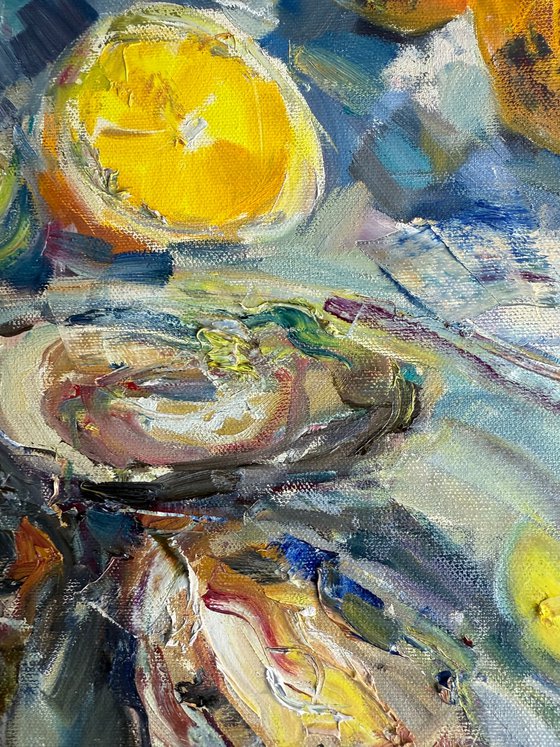 Still life with oysters