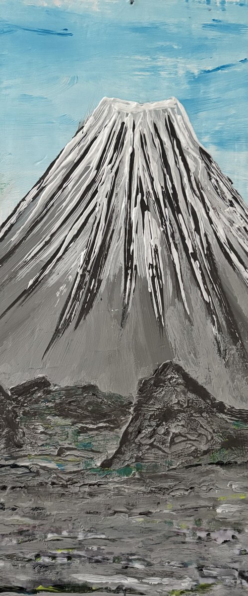 „Fuji in Silence“ 37x30x1 cm by Exclusive Arts