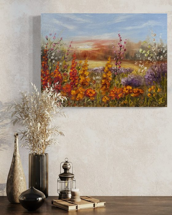 A meadow in bloom