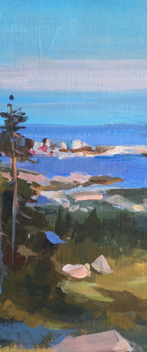 Canadian landscape 1 (7x7x0.1") by Alexander Koltakov
