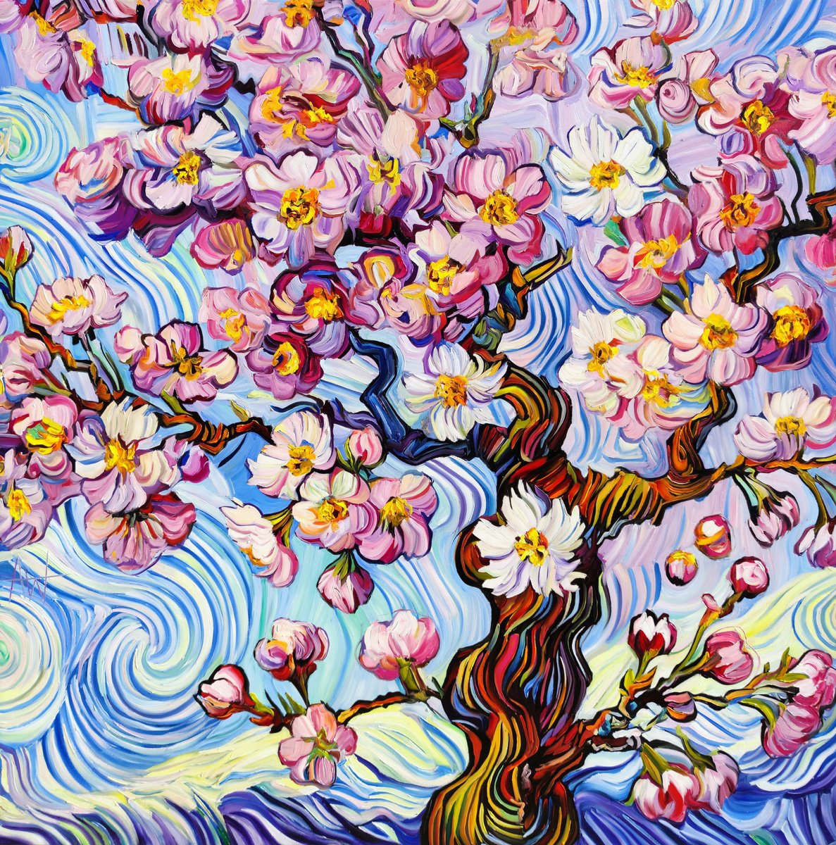 Spring Zephyr By Angie Wright, 47 X 47, Artwork For Sale On Artfinder