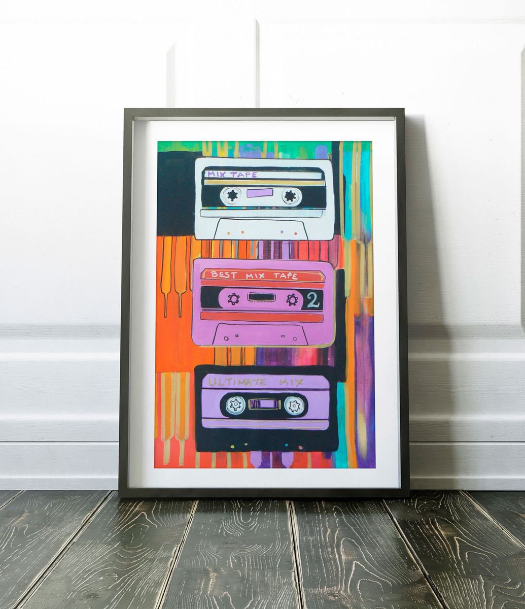 My Mix #2 (cassette Tapes, Retro Music, 70's, 80's Rock Culture 