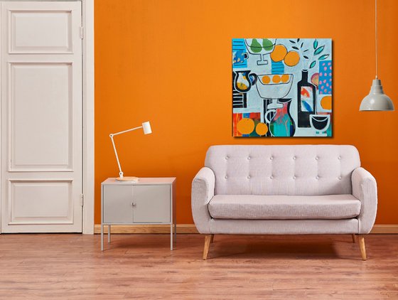 Still Life with Oranges IV