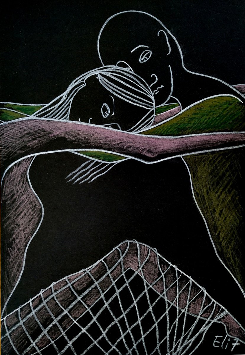 Impressionistic Pencil Drawing , Net By Elisheva Nesis, 9 X 13, Artwork For Sale On Artfinder
