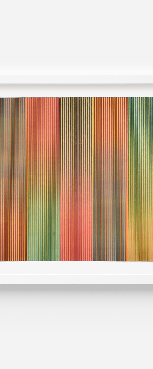 Seven Block Colour Study by Amelia Coward