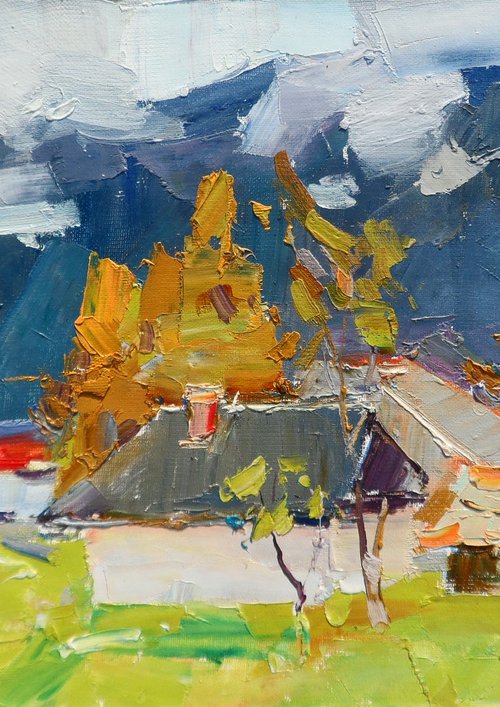 "Morning in the mountains  " by Yehor Dulin