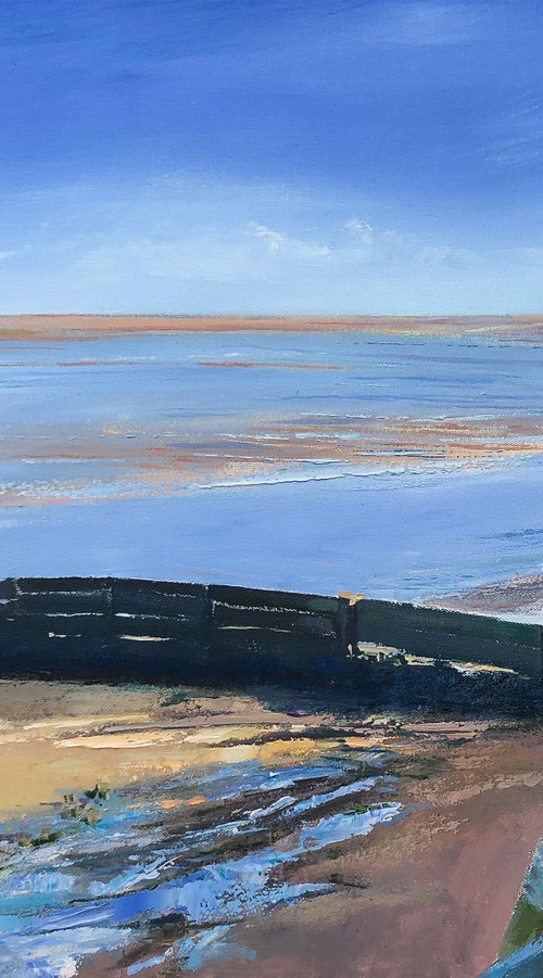 'Breakers' Beach, Coast, Sea, Ocean, Waves, Oil Painting. by Simon Jones