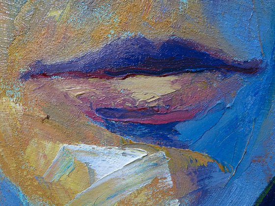 Original Oil Painting Female