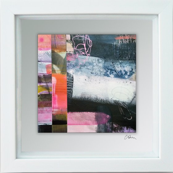 Framed ready to hang original abstract  - Feedback #1