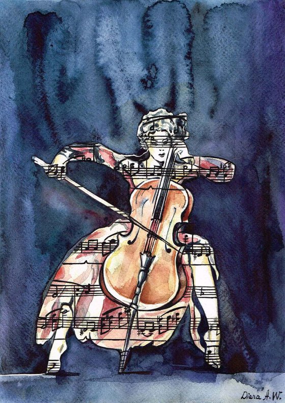 Cello Player 2