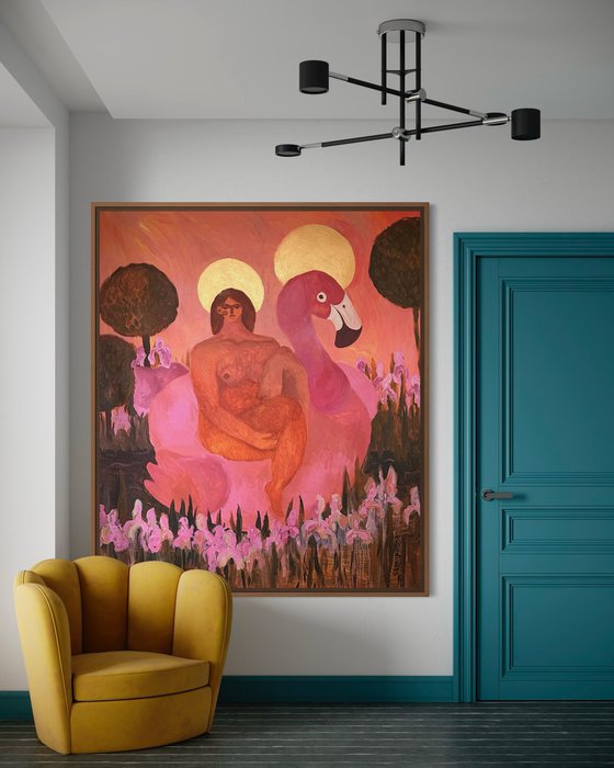 Virgin Maria in the Garden