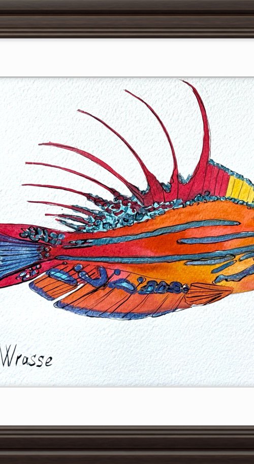 Exotic Colorful fish by Yuliia Sharapova