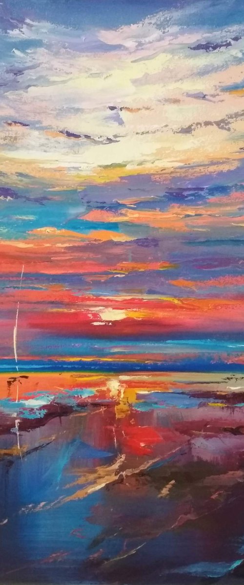 Abstract seascape 16 by Andrej  Ostapchuk