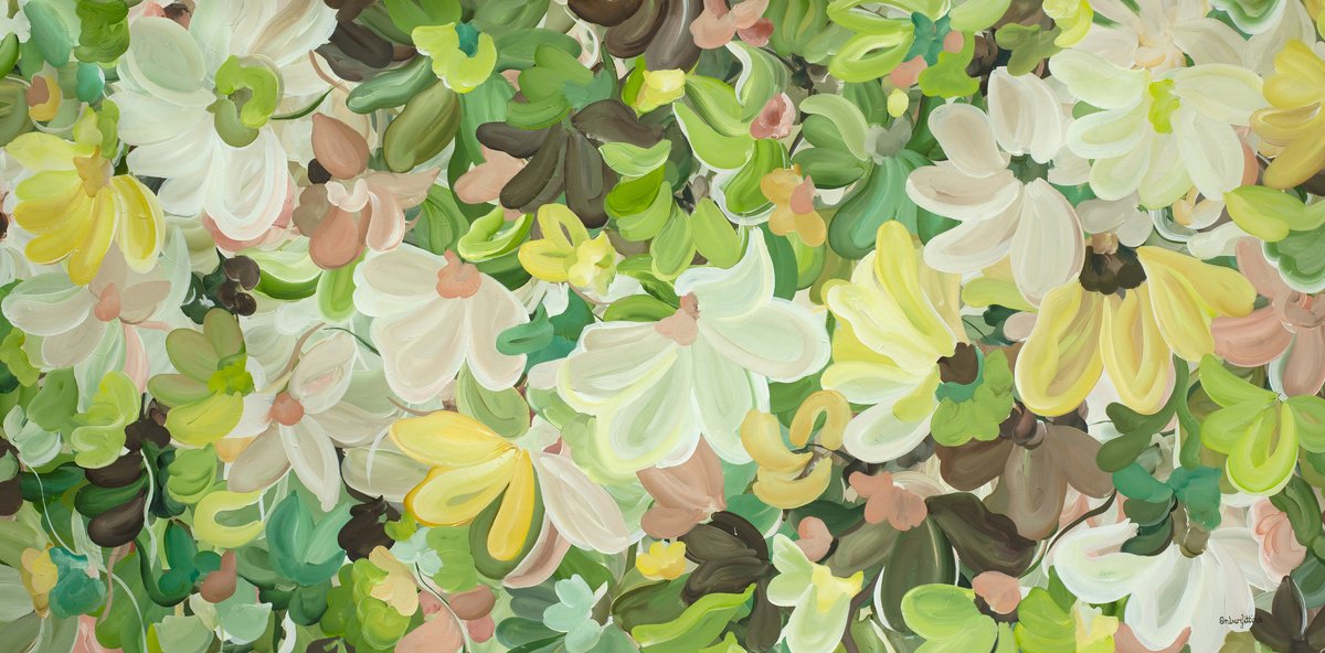 Sunny Days By Amber Gittins, 75 X 35, Artwork For Sale On Artfinder
