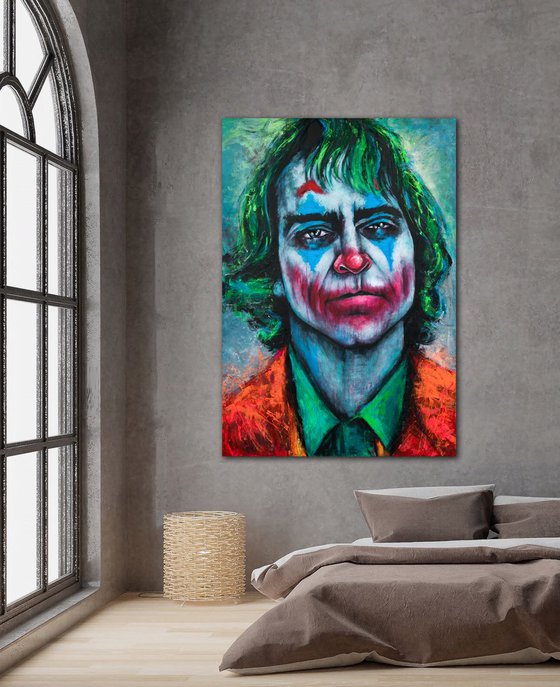 Joker Portrait 2019 UV Large canvas