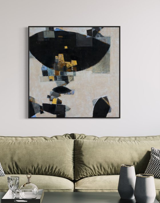 Large abstract painting