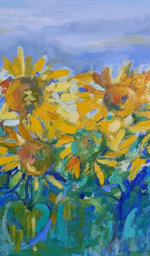 Sunflowers by Victoria Cozmolici