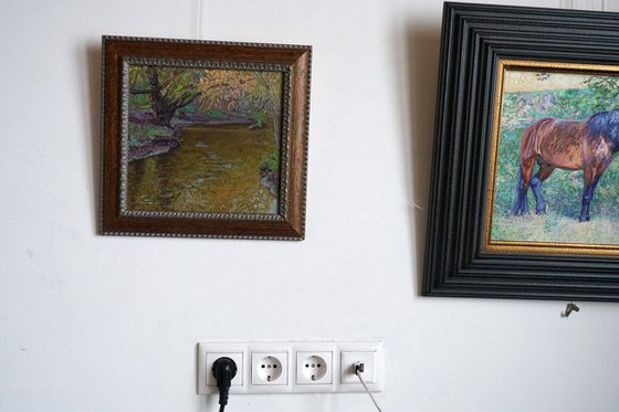 The Ponomarka River in April