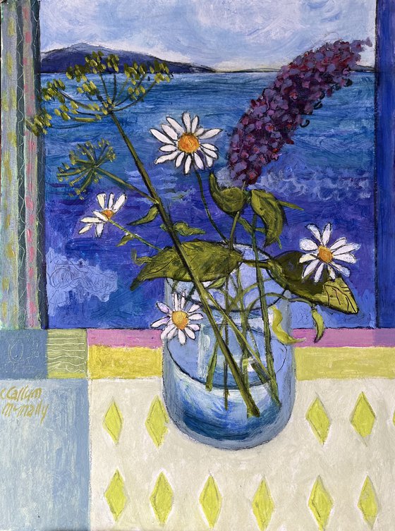 Flowers in a Seascape