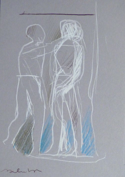 The Couple 21-3, 21x15 cm by Frederic Belaubre