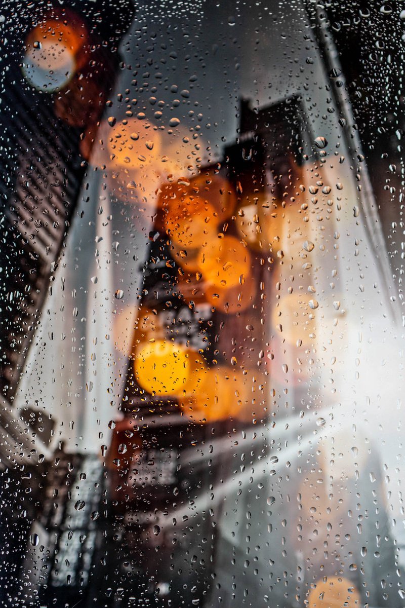 Abstract Cityscapes Photograph By Sven Pfrommer, 47 X 31", Rainy Days In New York I, Original Artwork