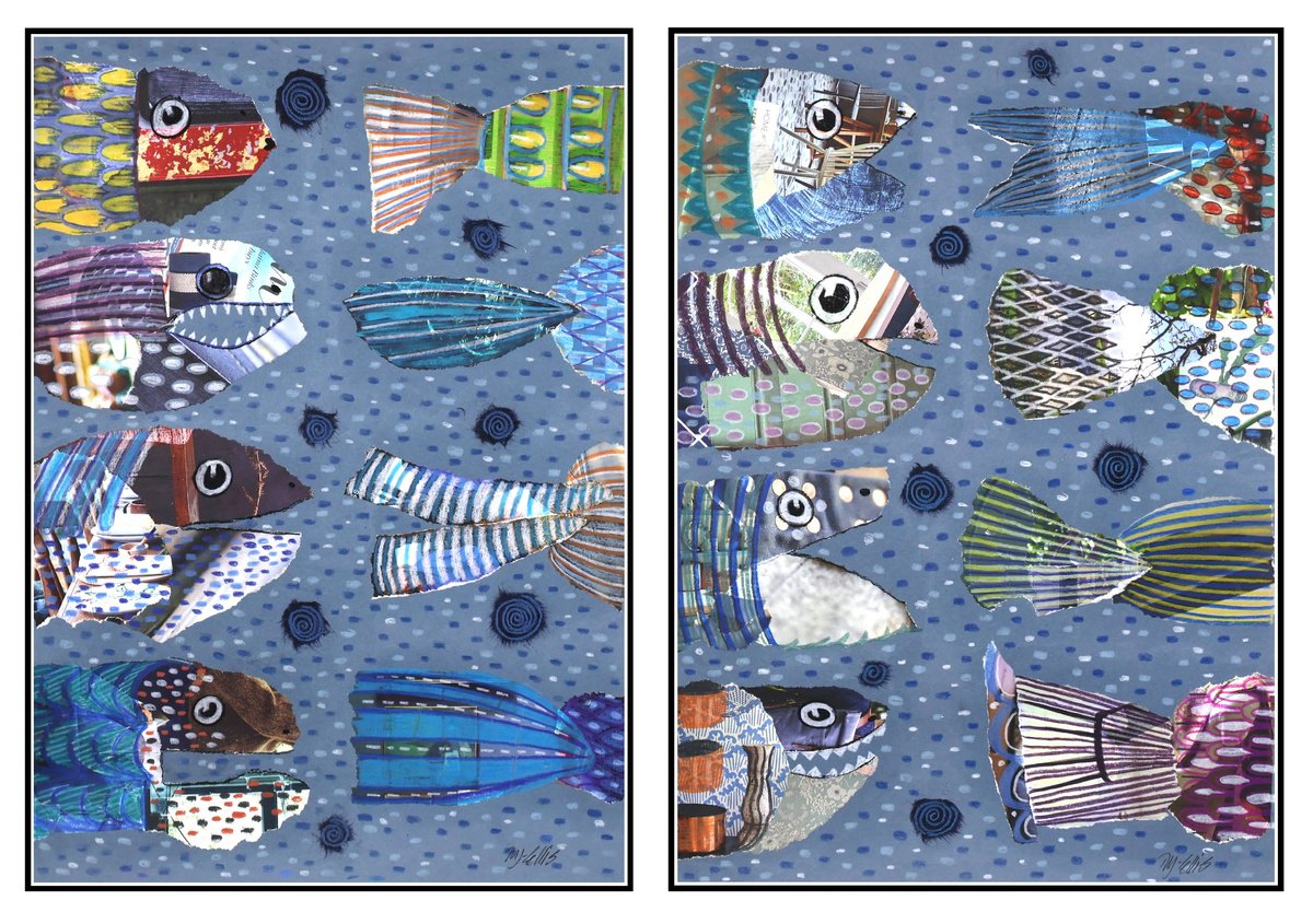 Deep Blue Ocean By Mariann Johansen-Ellis, 12 X 16, Artwork For Sale On Artfinder