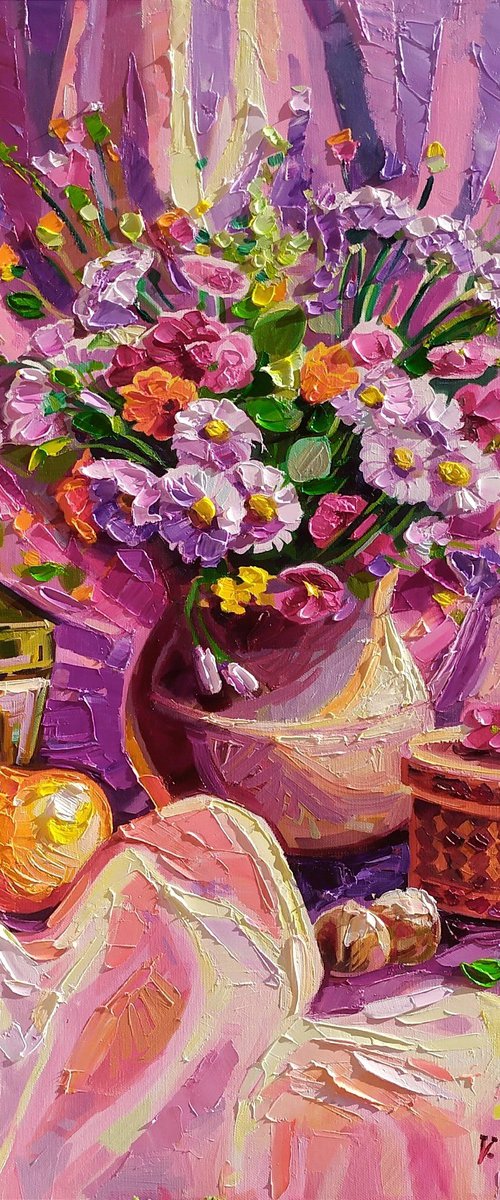 Flowered still Life by Vanya Georgieva