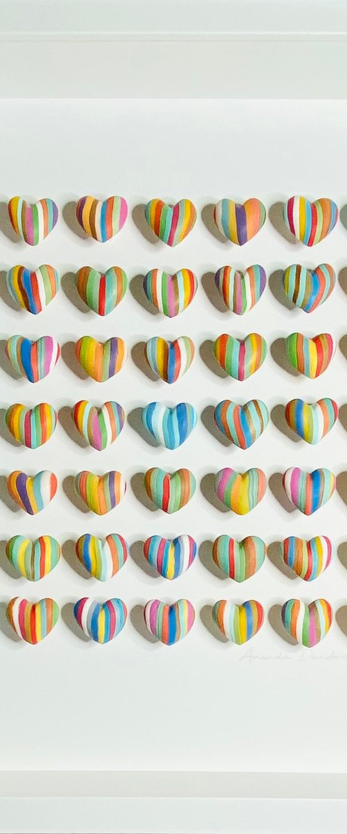 LOVE - Multi-coloured by Amanda Deadman