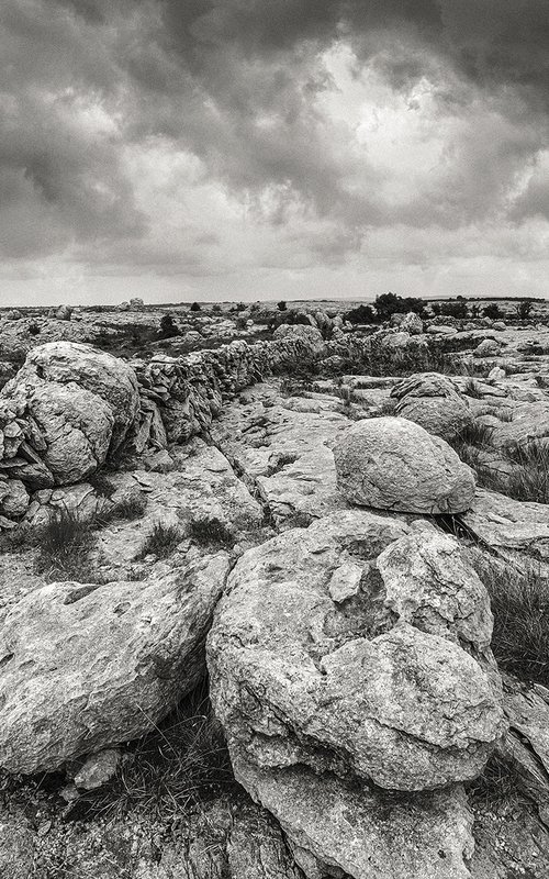 Stone desert of the Burren - Landscape Art Photo from Ireland by Peter Zelei