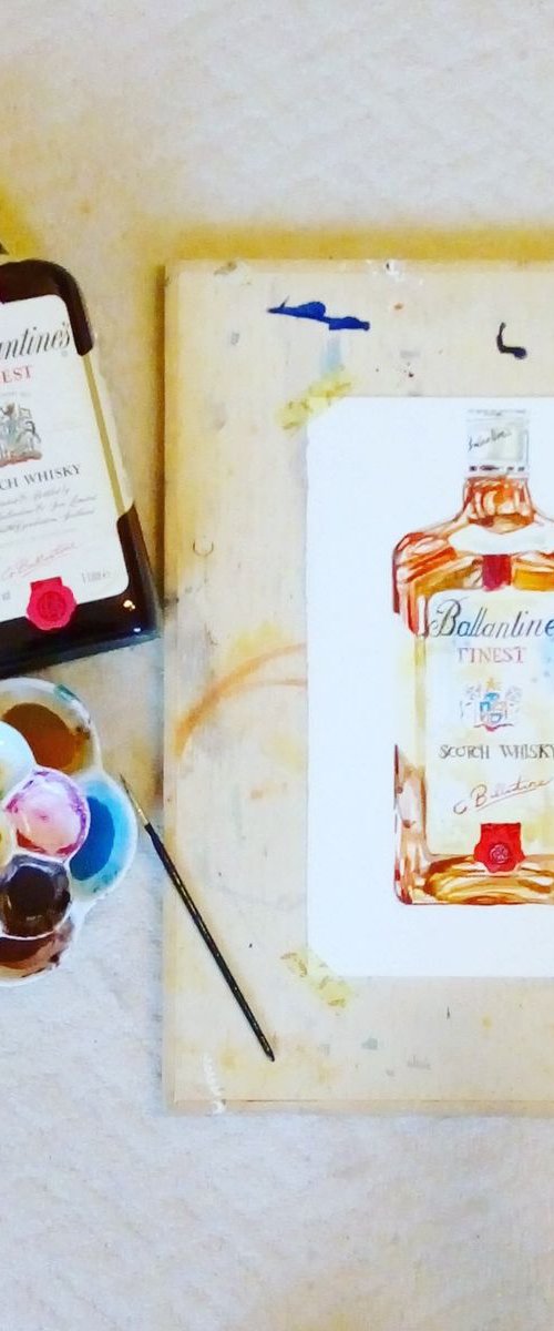 Ballatine's Finest Scotch Whisky by Hannah Clark