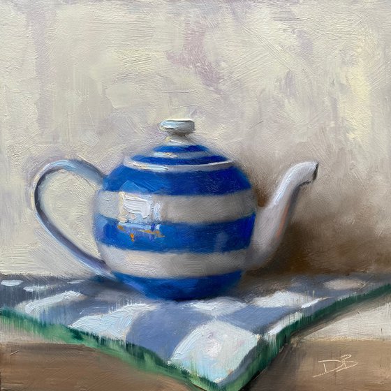 Stripy Teapot