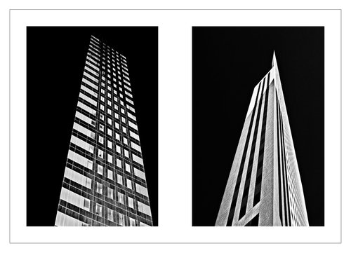 Structures and Textures 8/ Two Towers by Beata Podwysocka