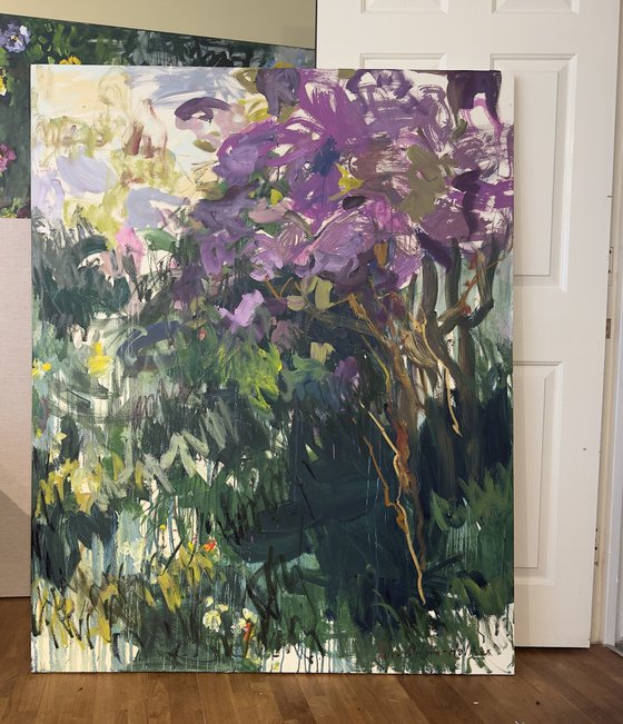 The scent of liliac. Diptych.