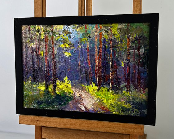 A Walk along a Forest Path