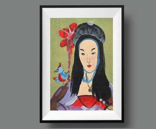 Japanese beauty. Fantasy woman. #9 by Vita Schagen