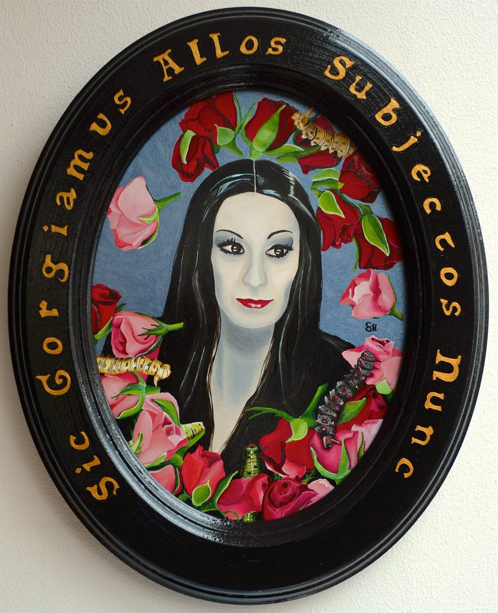 Urban And Pop Acrylic Painting , The Beheading Of Roses By Saskia Huitema, 10 X 12, Artwork For Sale On Artfinder
