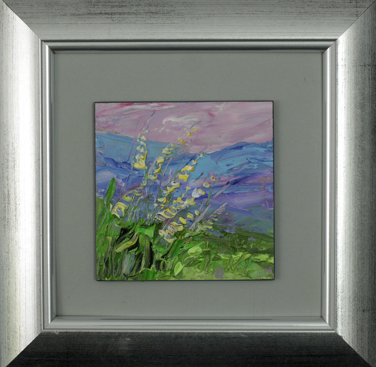 Landscape with grasses by Margaret Raven