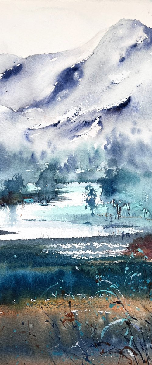 Mountain river #13 by Eugenia Gorbacheva