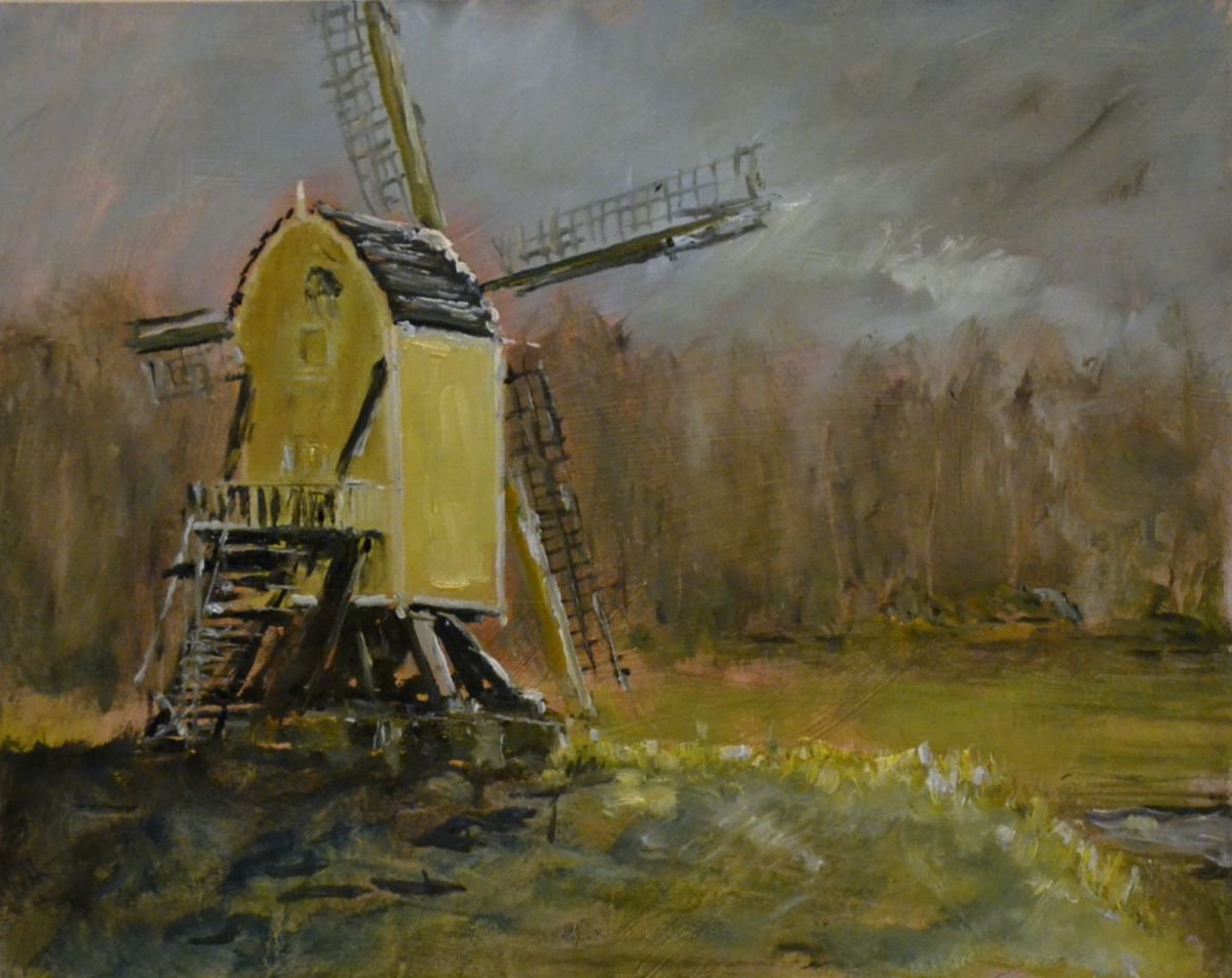 Huizer Windmill by Jan Baggen