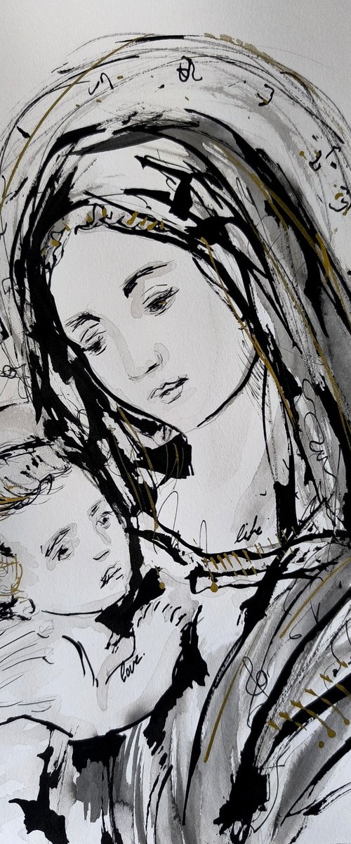 Madonna and Child by Antigoni Tziora