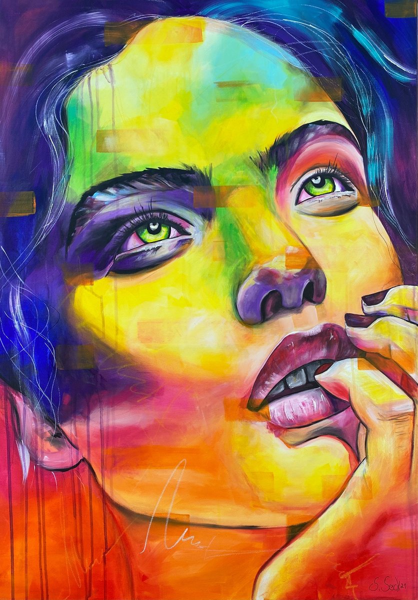 Angelina By Sabrina Seck, 28 X 39, Artwork For Sale On Artfinder