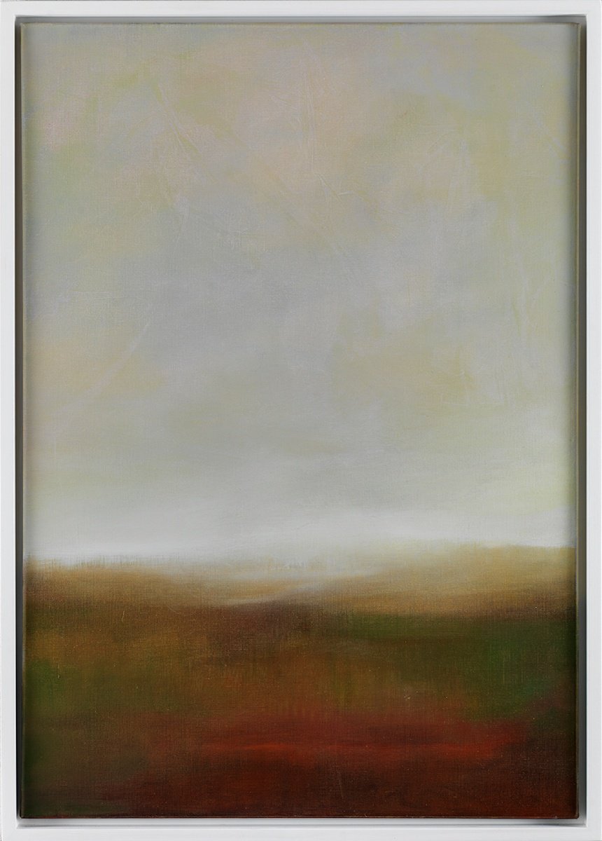 Abstract Landscape Oil Painting By Victoria Curling-Eriksson, 30 X 41", Autumn, Original Artwork