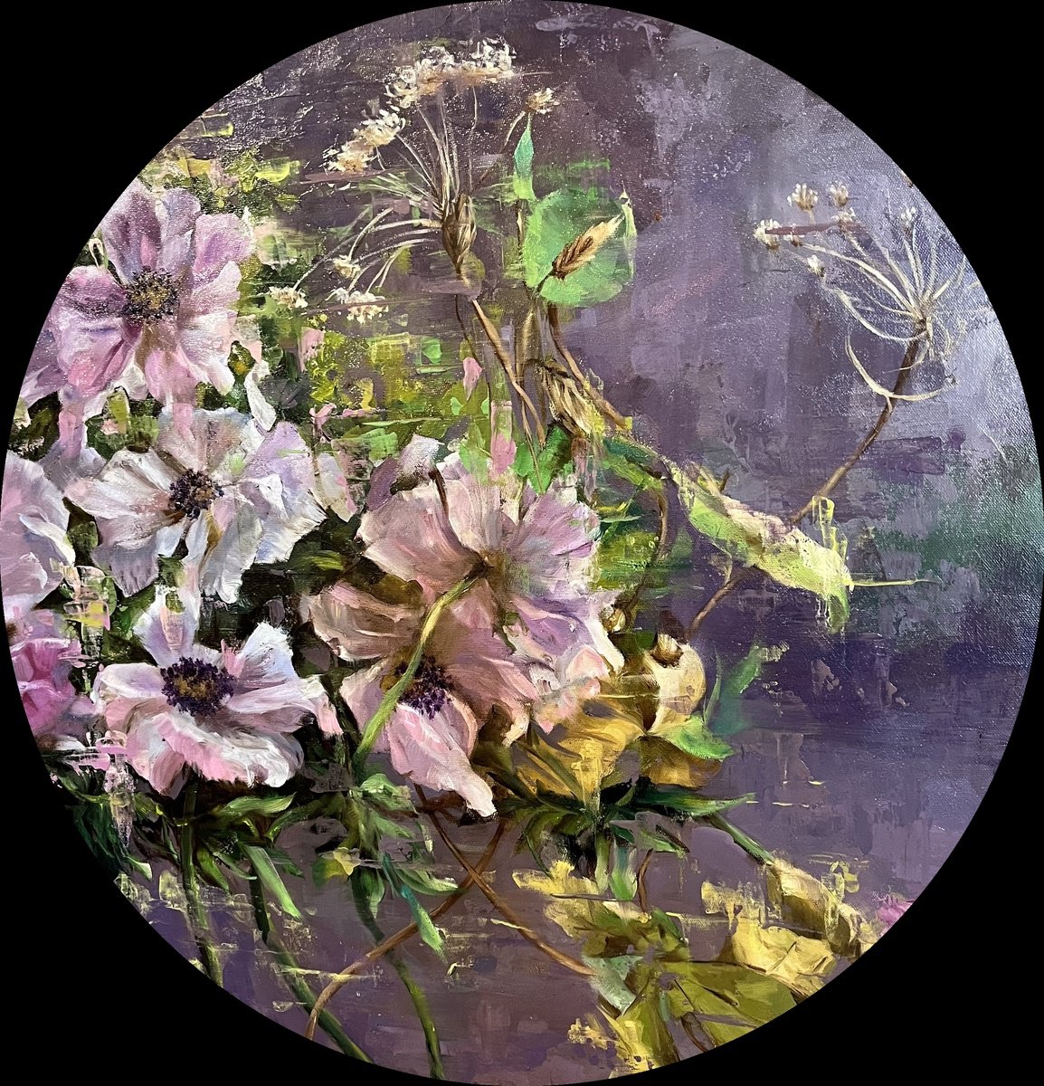 IMPRESSIONIST FLORAL SERENITY by Elena Mashajeva-Agraphiotis