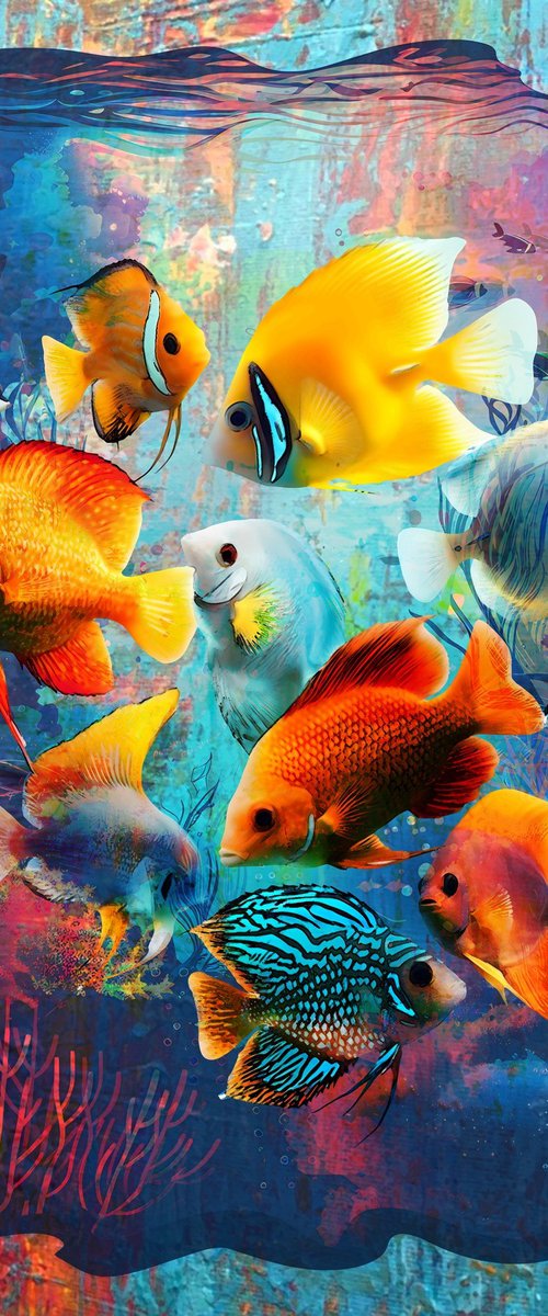 Red Sea Fishes by Alex Solodov