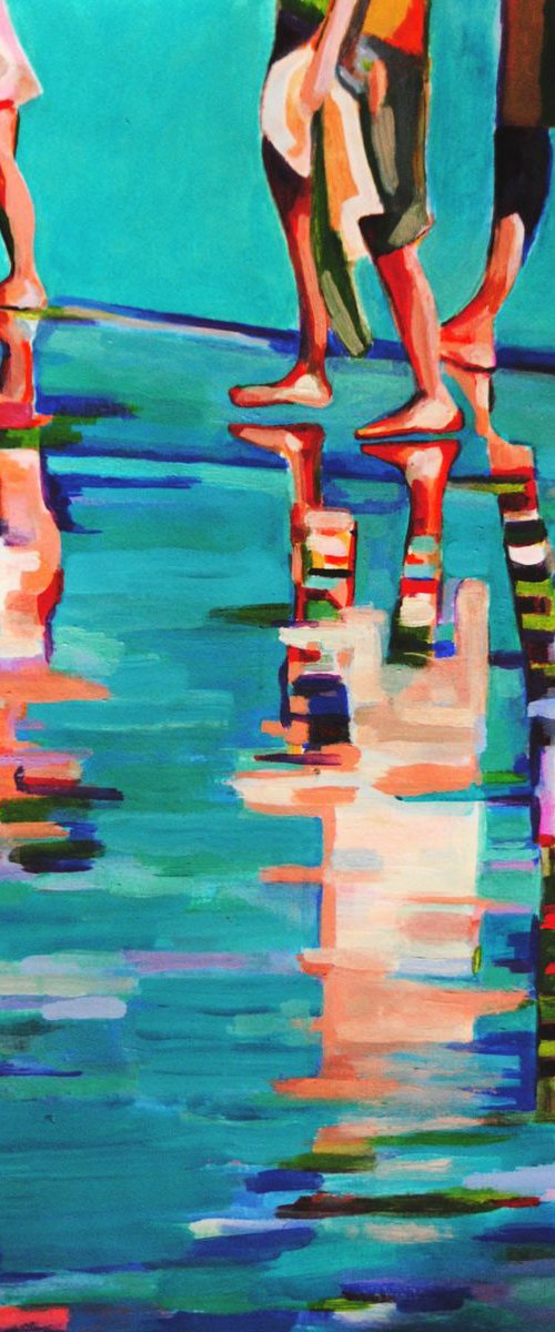 At the beach / 82 x 58  cm by Alexandra Djokic