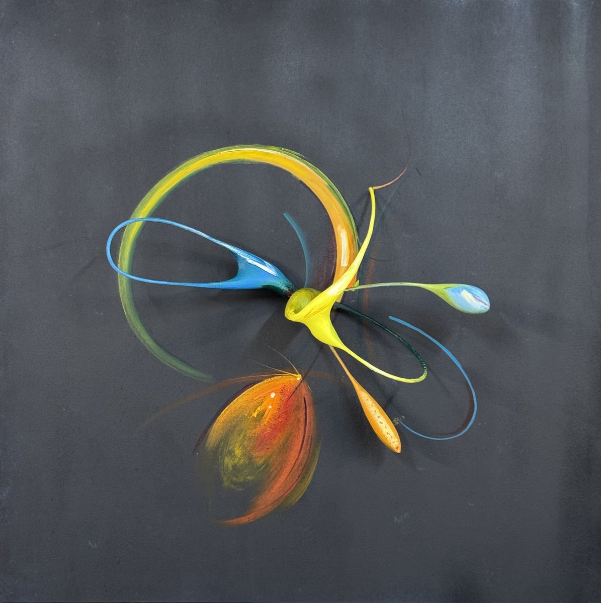 The Uncertainty Of The Moment By Mark Purllant, 20 X 20, Artwork For Sale On Artfinder