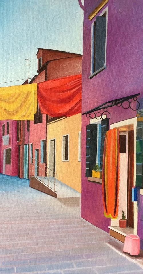Burano Island Venice by Jill Ann Harper